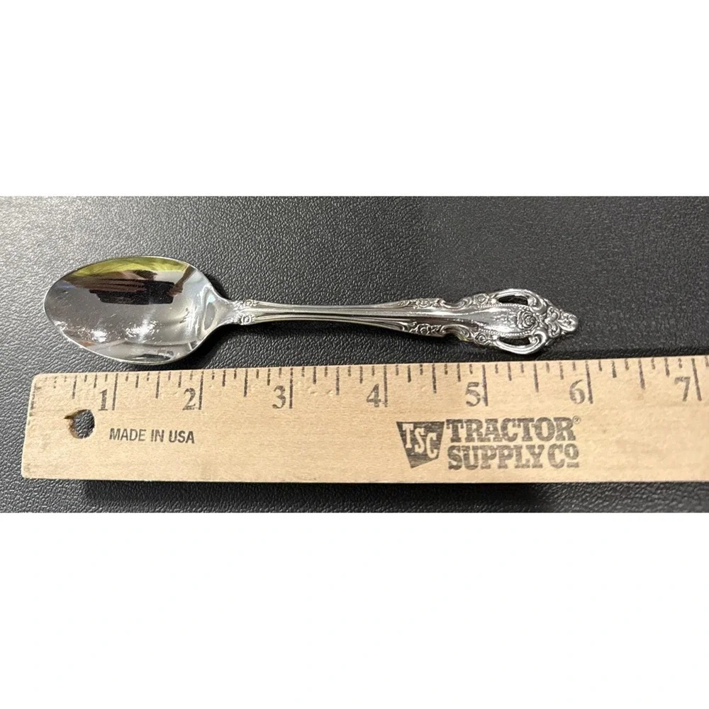 Oneida Brahms Community Teaspoon Spoon Spoons Stainless Steel Set Of 4